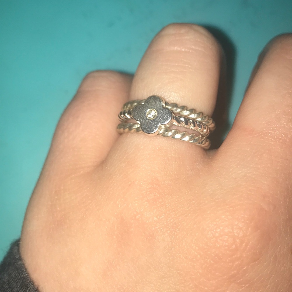 Size 8 stackable rings - Picture 4 of 5